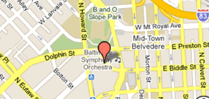 Baltimore MD Map